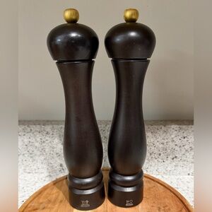 Peugeot France 9” U Select salt pepper grinders sustainable brown